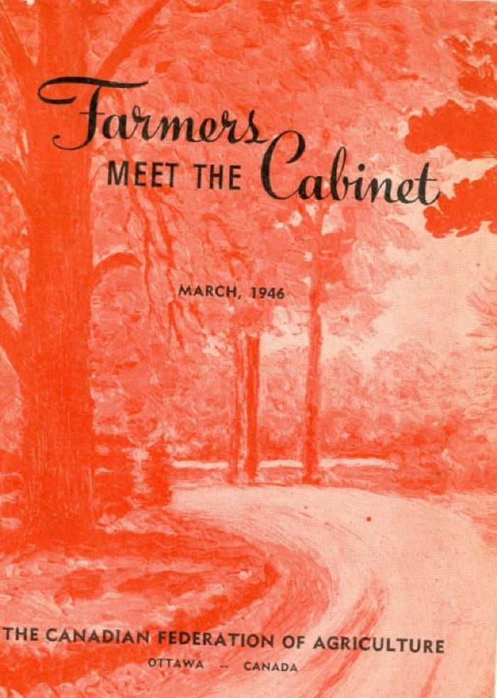 'Farmers Meet The Cabinet' Political Booklet (1946-03)