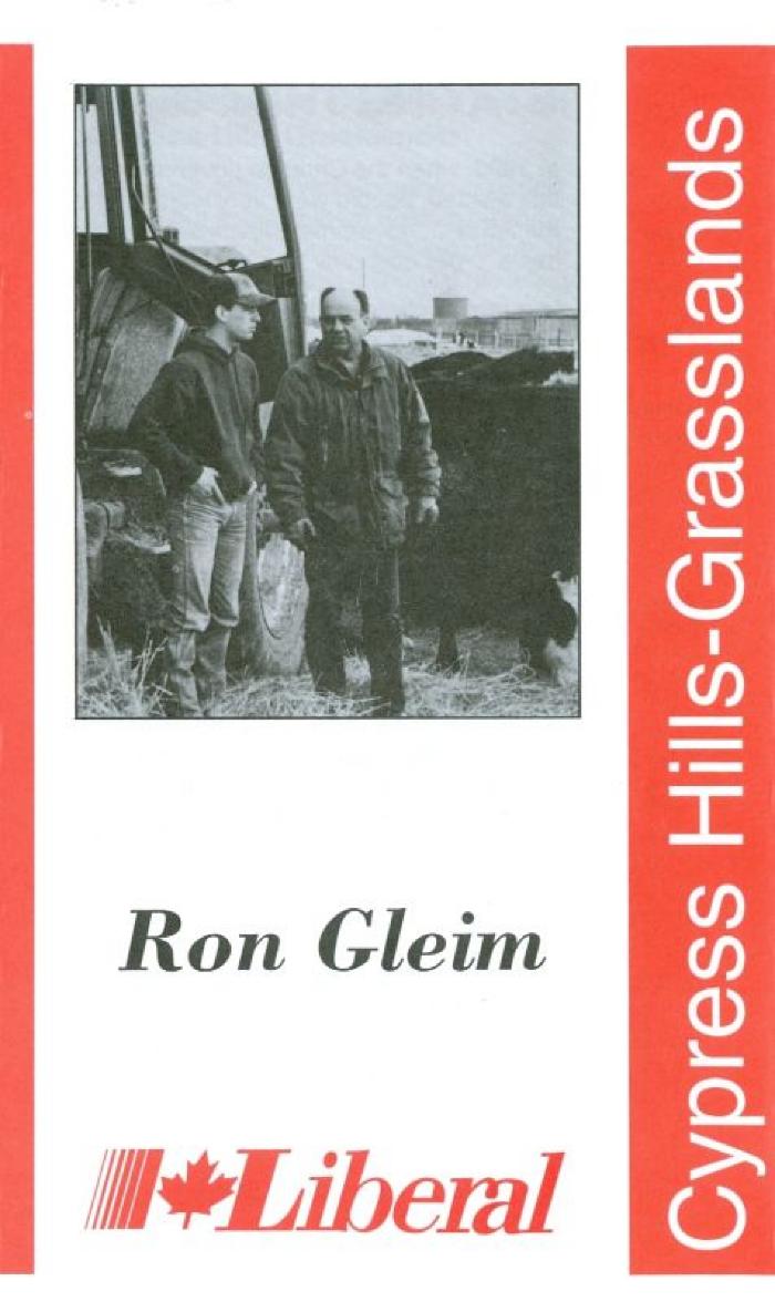 Liberal Ron Gleim General Election Brochure (1997)