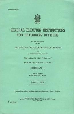 General Election Instructions For Returning Officers (1952-03-01)