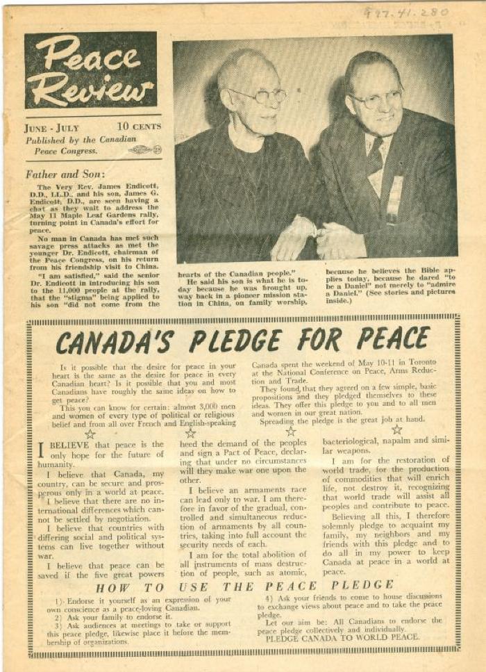 Peace Review Magazine (1952-06)