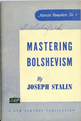 Mastering Bolshevism Political Booklet (1937)