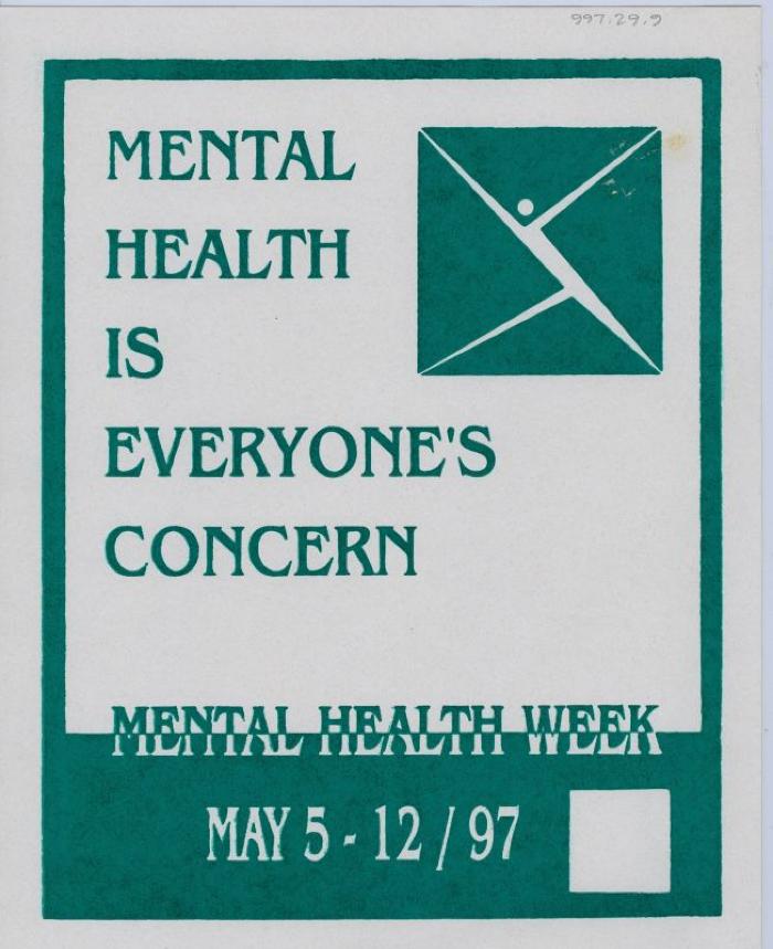 Mental Health Poster (1997-05-05)