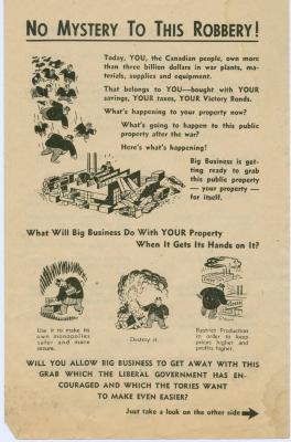 CCF Federal Election Campaign Flyer (1945-07-11)