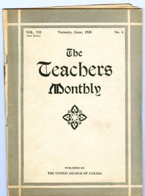 Teachers Monthly Newsletter (1928-06)