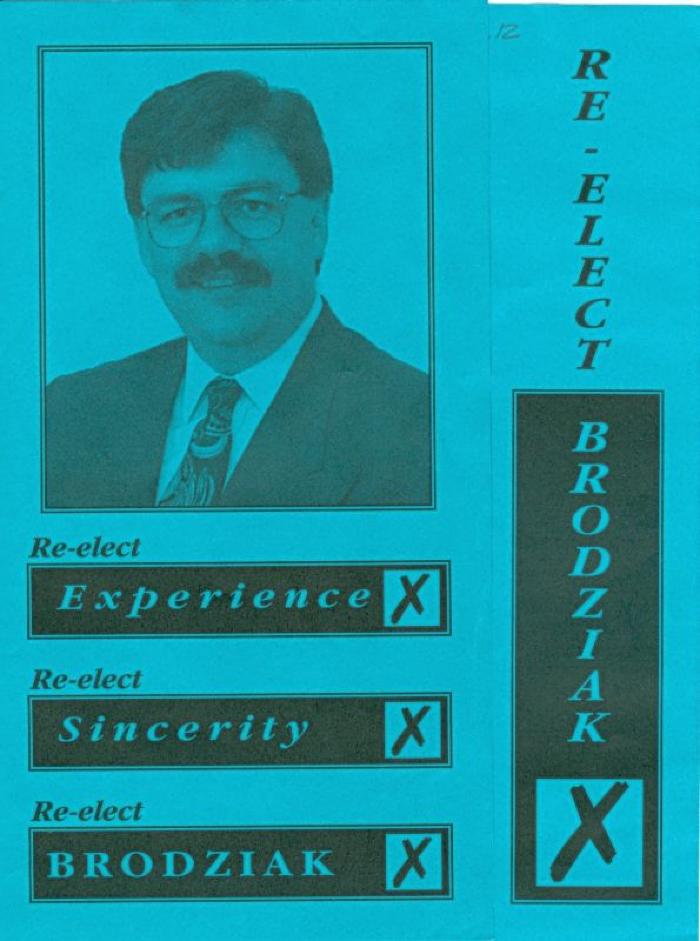 City Council Election Brochure - Terry Brodziak (1997-10)