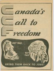 CCF Federal Election Campaign Flyer (1945-07-11)