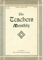 Teachers Monthly Newsletter (1927-08)