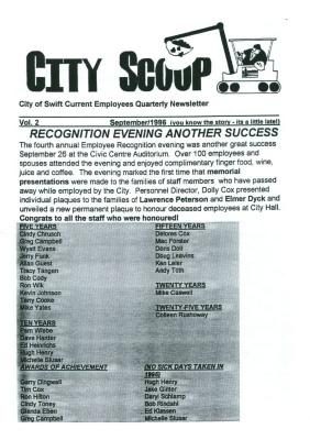 City Scoop Swift Current Newsletter, Vol 2 (1996-09)