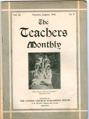 Teachers Monthly Newsletter (1932-08)