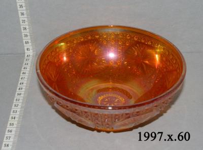 Orange Glass Bowl