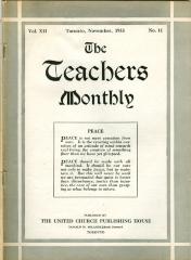 Teachers Monthly Newsletter (1933-11)