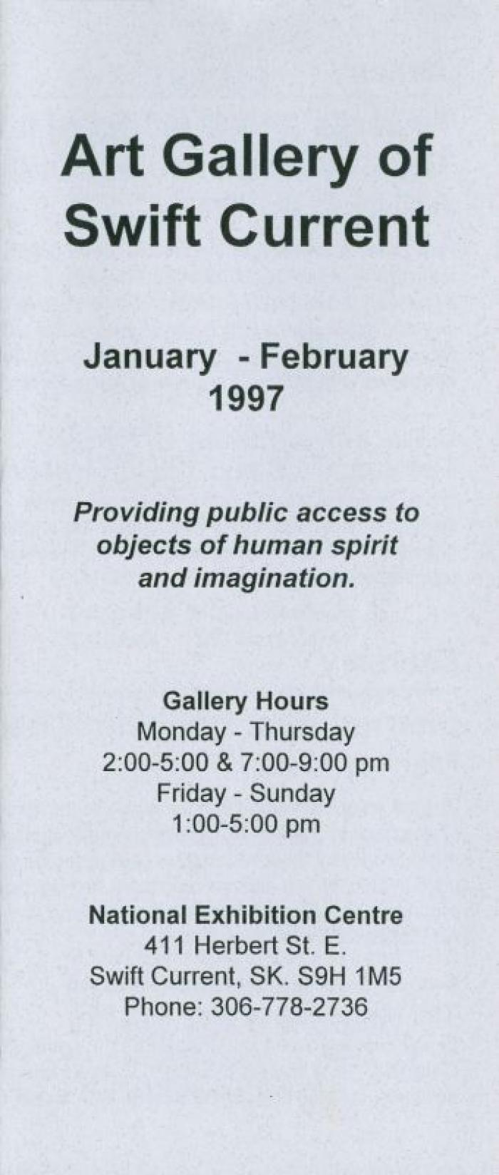 Art Gallery Brochure (1997-01)