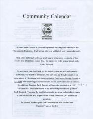 Community Calendar Flyer (1997 Winter)