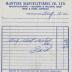 McIntyre Manufacturing Company Limited Receipt (1961-08-10)