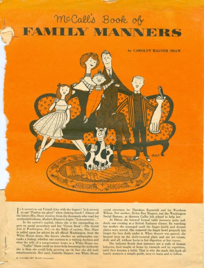 McCall's Book Of Family Manners (1957)