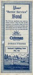 Coleman Directions