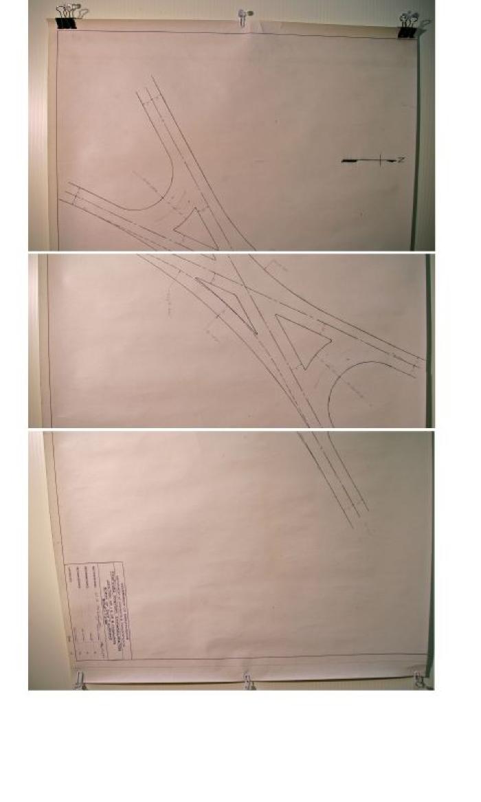 Ultimate Channelized Intersection Highway Plans - Junction No.1 & No.4 North of Swift Current (1960-05-02)