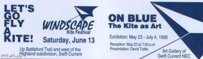 Windscape Kite Festival Exhibition Card (1998-06-13)