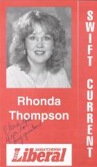 Saskatchewan Liberal Elect Rhonda Thompson Brochure (1999)