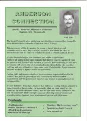 Anderson Connection Newsletter (2002 Fall)