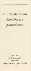 Dr Noble Irwin Healthcare Foundation Brochure;Dr Noble Irwin Healthcare Foundation Brochure