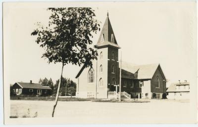 United Church photographic postcard