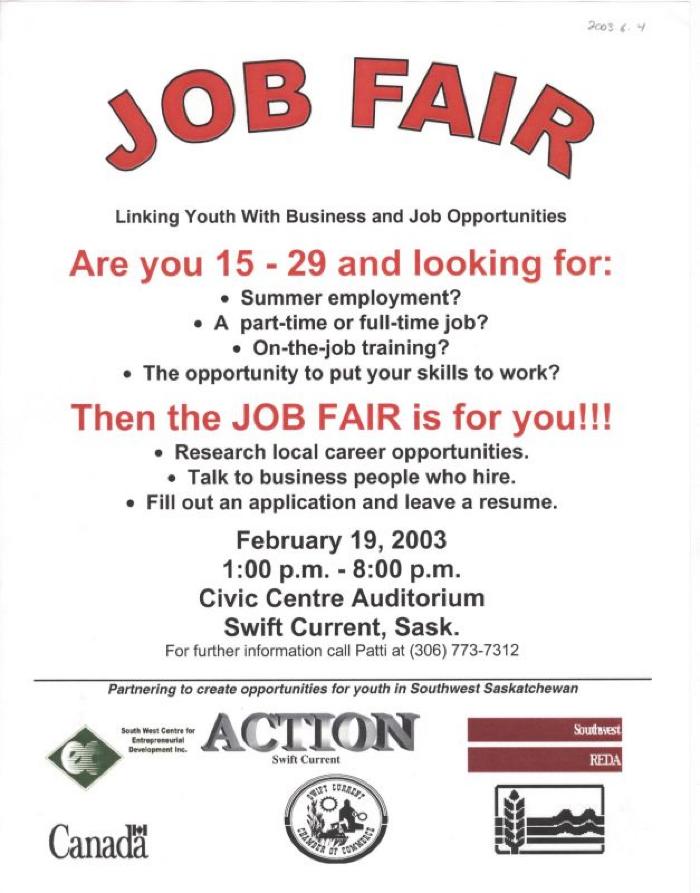 Job Fair Poster (2003-02-19)