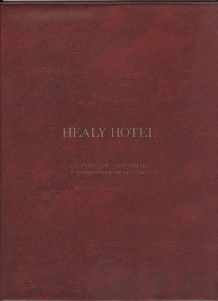 Healy Hotel Menu