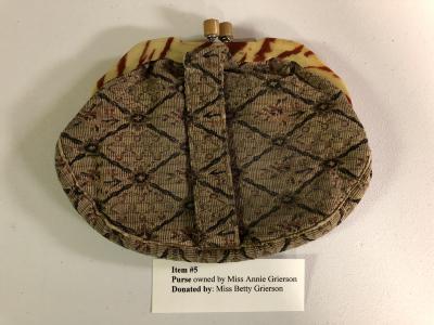 Purse - owned by Miss Annie Grierson