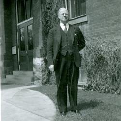 Dr O.M. Irwin at Hospital (c.1950)