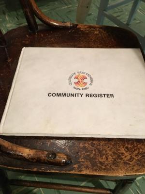 Front Cover of Register