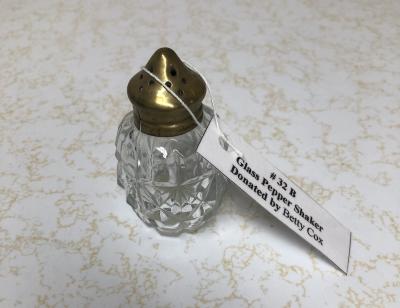 Glass Pepper Shaker