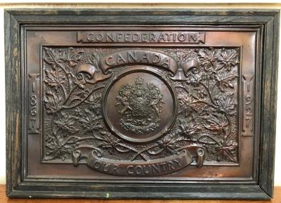 Bronze Confederation Plaque