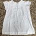 White muslin baby dress