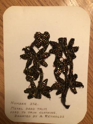 Beaded Trim - for clothing