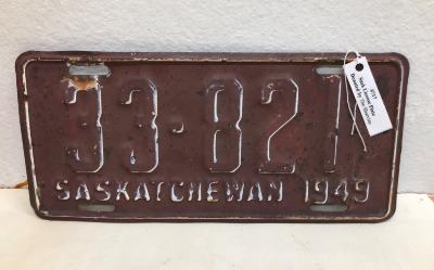 Saskatchewan License Plate