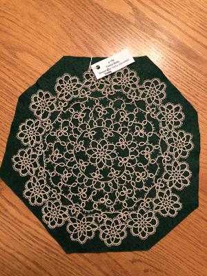 Tatted Doily - made by Nellie Stevenson