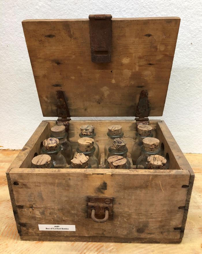 Box of Corked Bottles