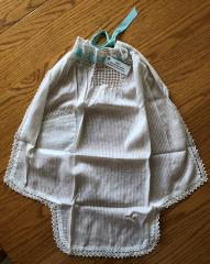 Apron - white cotton