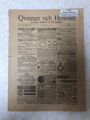 Qvinnan och Hemmet - Swedish book