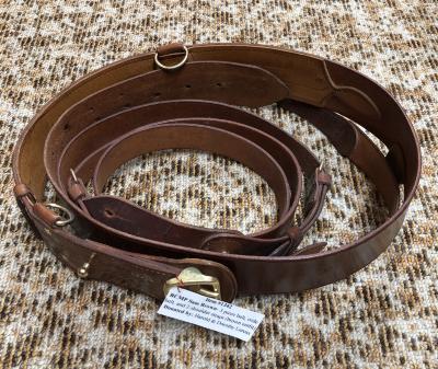 RCMP Sam Brown - 3 piece belt, wide belt and 2 shoulder straps