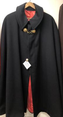 RCMP Cape for Red Formal Wear - dark navy with red lining