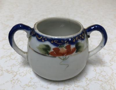 Sugar Bowl (Blue Trim)