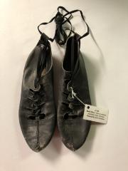 Black Shoes - worn by musical entertainer Betty Grierson