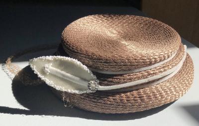 Brown Flower Hat