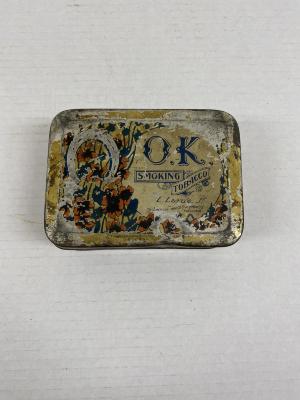 OK Smoking Tobacco Tin