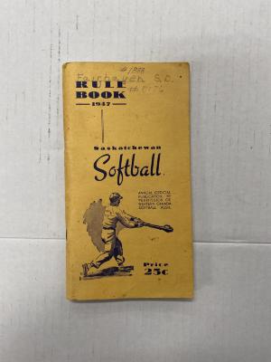 Softball Official Rules Booklet