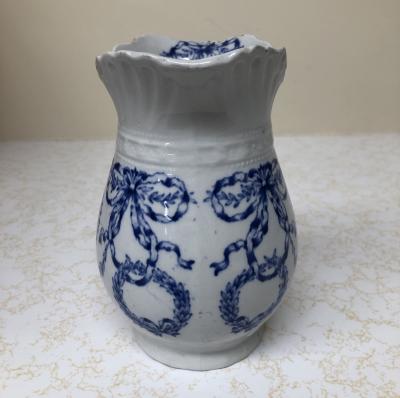 Vase with blue decoration