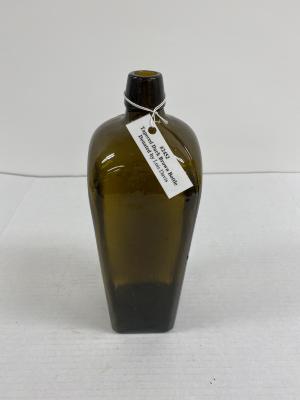 Tapered Dark Brown Bottle