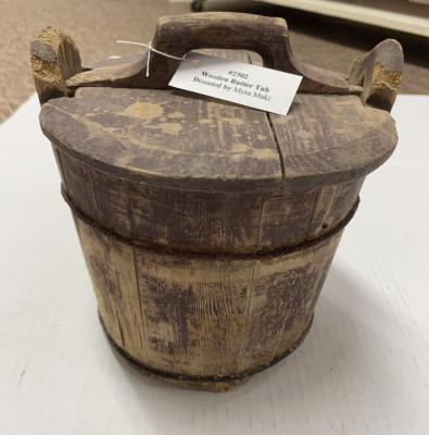 Wooden Butter Tub